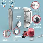 Robot Bebe BEABA. Babycook express. robot bébé. 4 en 1 mixeur-cuiseur. gris velours