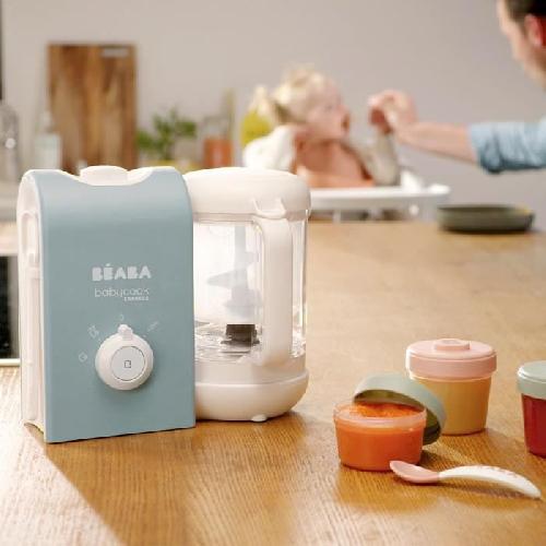 Robot Bebe BEABA. Babycook express. robot bébé. 4 en 1 mixeur-cuiseur. gris velours