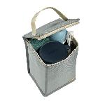 Sac Repas Bebe BEABA. Pochette repas bébé. isotherme. vert sauge