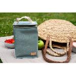 Sac Repas Bebe BEABA. Pochette repas bébé. isotherme. vert sauge