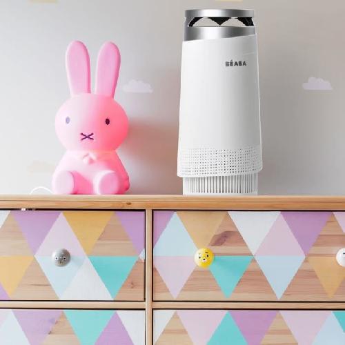 Humidificateur Bebe BEABA. Purificateur d'Air Silencieux. Bebe et Enfants. Elimine 99.97 des particules. Mode nuit silencieux. Blanc
