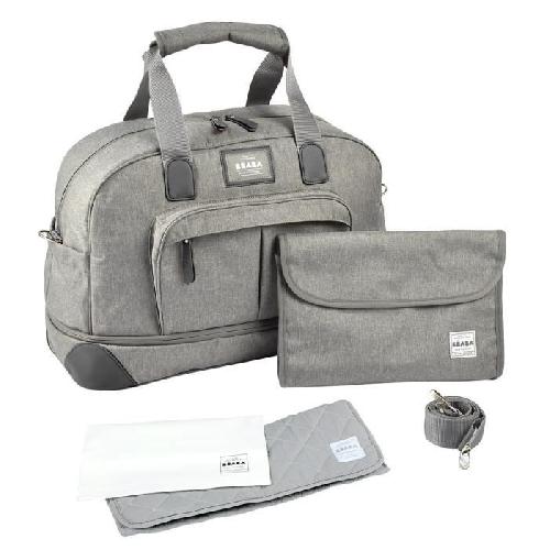 Sac A Langer BEABA. Sac Amsterdam Gris Chiné