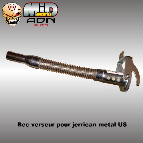 Jerrican Pour Liquide Auto-moto Bec verseur pour jerrican metal US - Sans joint 28cm 0.0L