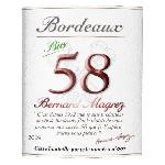 Vin Rouge Bernard Magrez 58 2019 AOP Bordeaux - Vin rouge de Bordeaux - Bio