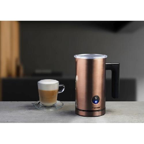 Mousseur A Lait - Mousseur A Cafe Bestron Mousseur a lait electrique. Base 360o. Capacite jusqu'a 300ml. 550 Watts. Couleur- cuivre