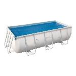 Bache - Couverture - Volet - Enrouleur Bestway Couverture de piscine d'ete Rectangulaire 380x180 cm PE Bleu