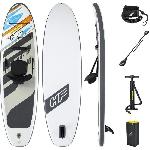 BESTWAY Paddle Kayak gonflable et transformable.  Hydro-Force White Cap  - 305 x 84 x 12 cm
