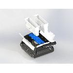 Robot De Nettoyage - Balai Automatique BESTWAY Robot electrique aspirateur CleanO2 pour piscine 4 x 8 m - 2 moteurs fond et parois