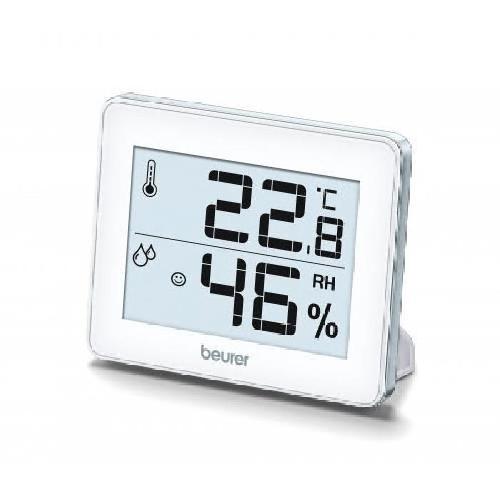 Environnement (qualite De L'air - Deperdition De Chaleur - Mesure Thermique - Hygrometre) Beurer Thermo-hygrometre HM16 Blanc 679.15