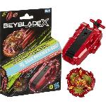 Beyblade X pack Soar Phoenix 9-60GF avec lanceur a corde deluxe. toupie a rotation droite. des 8 ans