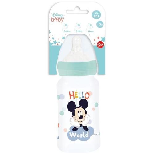 Biberon Biberon anti-colique- THERMOBABY - 240 ml - Tetine debit 3 positions - Mickey Cool