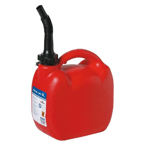 Jerrican Pour Liquide Auto-moto Bidon a carburant - Homologue EU - 5L rouge