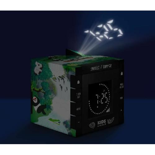 Radio Reveil BIGBEN R70PPANDA Reveil Cube Projecteur Decor Panda