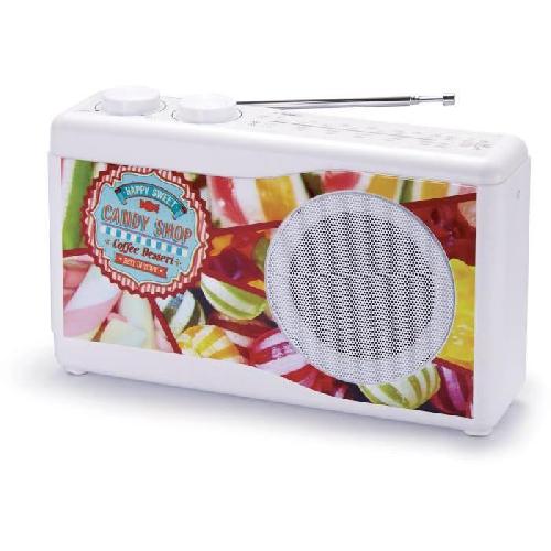 Radio Cd - Radio Cassette - Fm BIGBEN TR23CANDY Radio portable - Tuner analogique - Candy Shop