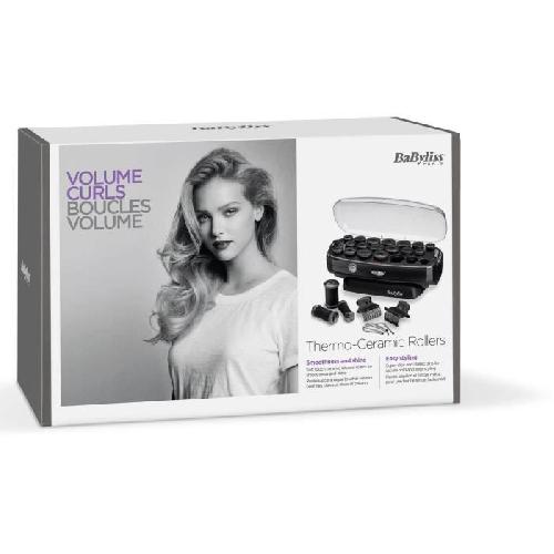 Bigoudis Chauffants - Rouleaux Chauffants Bigoudis chauffants Babyliss RS035E - Bigoudis Thermo-Ceramic Rollers NOIR