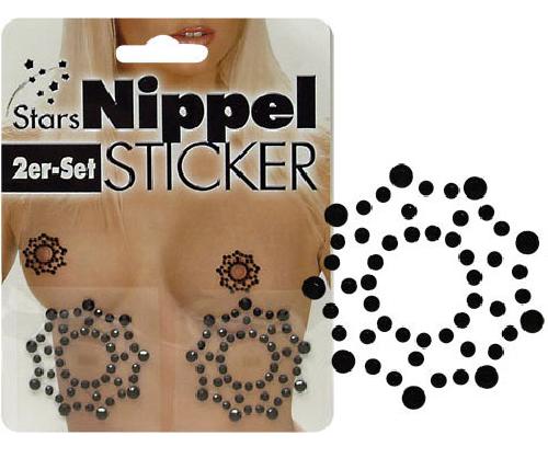Accessoires Lingerie Bijoux compatible avec mamelons Stars Sticker