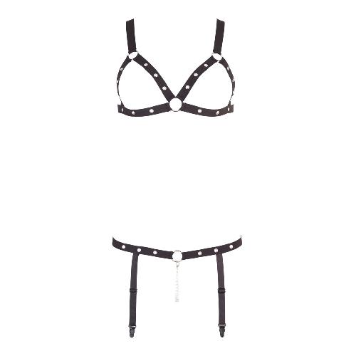 Dessous Bikini sangles elastiques Taille S-L - noir