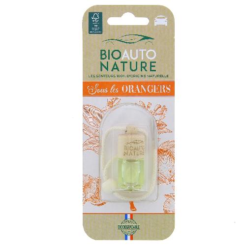 Desodorisant Auto - Parfum Auto BIOAUTONAT flacon bois oranger - Bio Auto Nature