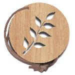 Desodorisant Auto - Parfum Auto BIOAUTONAT objet bois Lavande - Bio Auto Nature