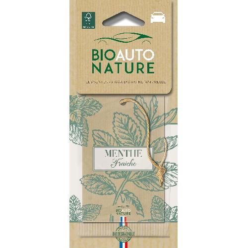 Desodorisant Auto - Parfum Auto BIOAUTONAT Plaquette menthe - Bio Auto Nature