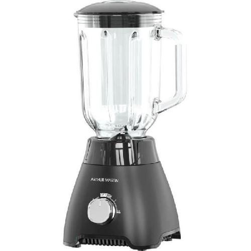 Blender Blender - ARTHUR MARTIN - AMPB40 -Bol en verre gradue 1.5L - 400W - 2 vitesses + pulse - Gris