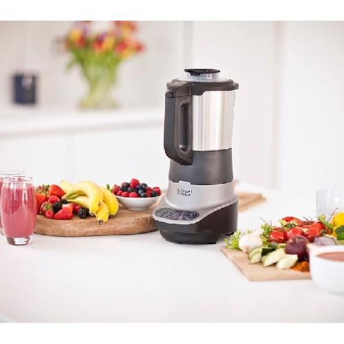 Blender Blender chauffant - RUSSELL HOBBS Soup & Blend 2-en-1 - 800 W - Bol inox 1.75 L - 8 programmes - 21480-56