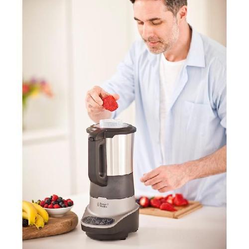 Blender Blender chauffant - RUSSELL HOBBS Soup & Blend 2-en-1 - 800 W - Bol inox 1.75 L - 8 programmes - 21480-56