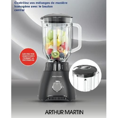 Blender Blender en verre - ARTHUR MARTIN - AMPB40 - 1.5L - 400W - 2 vitesses + pulse