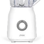 Blender Blender - LIVOO - 1.5 L - 600 W - 22 000 tours/min - 2 vitesses - Turbo blanc