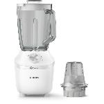 Blender Blender - PHILIPS - Serie 3000 HR2291/20 ? Blanc ? Bol en verre capacité 1.25L ? 2 vitesses ? 600W