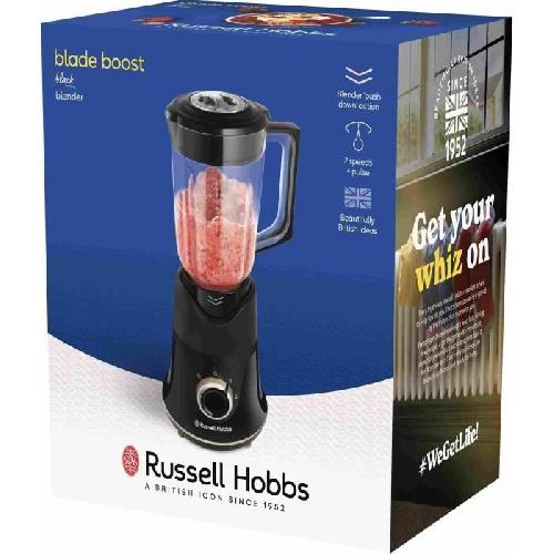 Blender Blender - RUSSELL HOBBS - Blade Boost 26710-56 - 1.5L sans BPA - 20500 tpm - 2 vitesses + Pulse