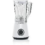 Blender VitaPower - BOSCH - MMB6141W - 1200 W - 30000 trs/min - 2 vitesses + turbo - Bol 2 L - 4 lames amovibles - Blanc