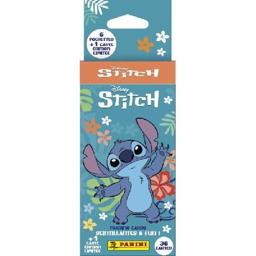 Jeu De Stickers Blister de 6 pochettes + 1 carte EL - PANINI - STITCH TC - 36 cartes