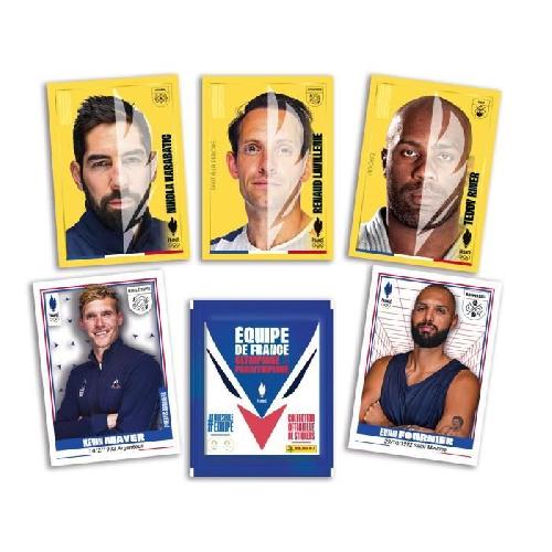 Jeu De Stickers Blister de 7 pochettes - PANINI - JO 2024 Equipe de France - 42 Stickers