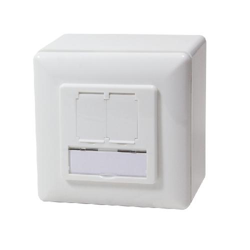 Accessoires Serveur Bloc modulaire Ethernet - RJ45 cat.5e - 2 prises - 250 MHz