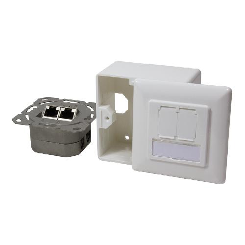 Accessoires Serveur Bloc modulaire Ethernet - RJ45 cat.5e - 2 prises - 250 MHz