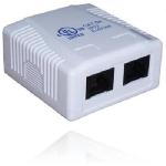 Accessoires Serveur Bloc modulaire Ethernet - RJ45 cat.5e - 2 prises