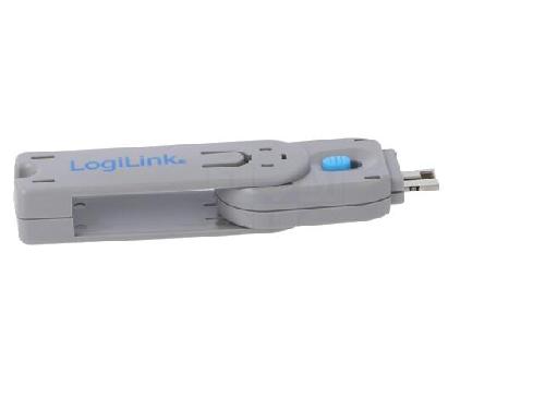 Cable - Connectique Pour Peripherique Bloqueur de port USB - bleu