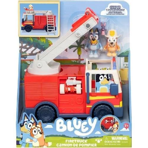 Vehicule Miniature Assemble - Engin Terrestre Miniature Assemble Bluey Le camion de Pompier de Bluey - Univers miniature - MOOSE TOYS - Des 3 ans