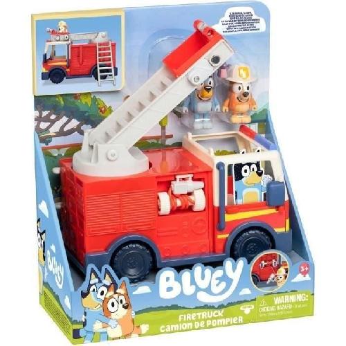 Vehicule Miniature Assemble - Engin Terrestre Miniature Assemble Bluey Le camion de Pompier de Bluey - Univers miniature - MOOSE TOYS - Des 3 ans