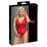 Body 120 rouge dentelle ouvert taille 2XL