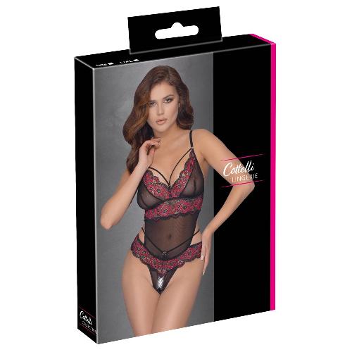 Body Body 859 rouge noir ouvert taille S-M