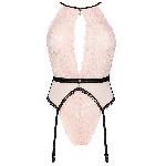 Body Body avec Jarretelles Lilines - Femme - L-XL - beige