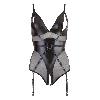 Body Body Bondage Ouvert avec Contraintes - noir - S