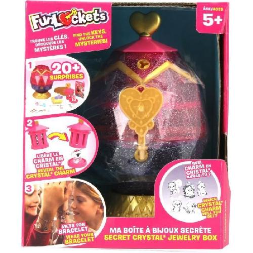 Kit Bijoux Boite a Bijoux - Taldec - Funlockets - Ma Boite a Bijoux Secrete - Plus de 20 Surprises