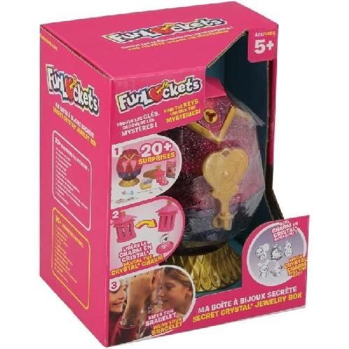 Kit Bijoux Boite a Bijoux - Taldec - Funlockets - Ma Boite a Bijoux Secrete - Plus de 20 Surprises