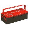 Boite A Outils - Caisse A Outils (vide) Boite a outils metallique - FACOM - BT.9 - 3 Cases - Noir - Rouge - 20 kg