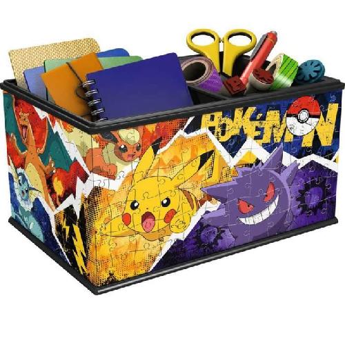 Puzzle Boite de rangement Pokémon Puzzle 3D - Ravensburger - 216 pieces - A partir de 8 ans