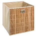 Boite de rangement-tiroir pour meuble 31x31 cm - Bambou Naturel