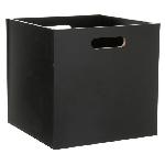 Boite de rangement-tiroir pour meuble 31x31 cm - Bois Noir
